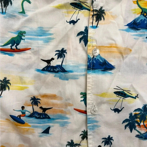 Paul Smith Junior Dinosaur Hawaiian Aloha Shirt - Picture 4 of 6